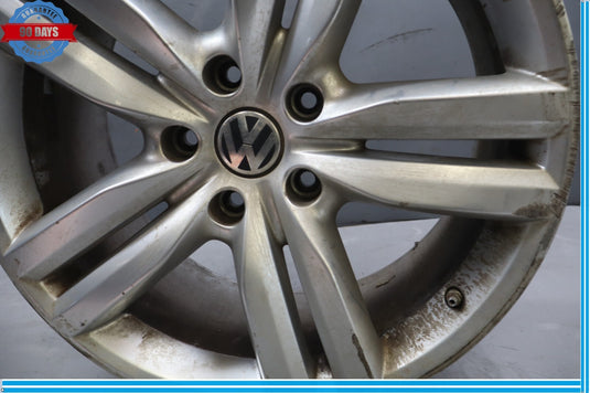 11-16 Volkswagen VW Touareg 20" 9x20H2 ET57 Alloy Wheel Rim 5-Twin Spoke R20 Oem
