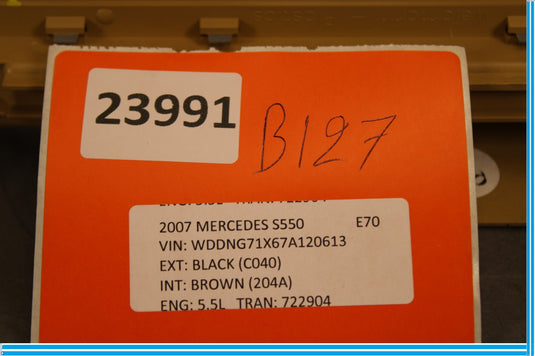 07-13 Mercedes S400 S550 W221 Rear Right Side Door Step Sill Trim Oem