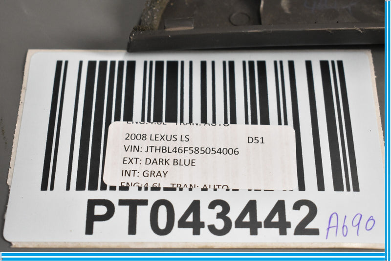 Load image into Gallery viewer, 07-16 Lexus LS460 Rear Left Passenger Door Inner Upper Corner Trim Molding Oem
