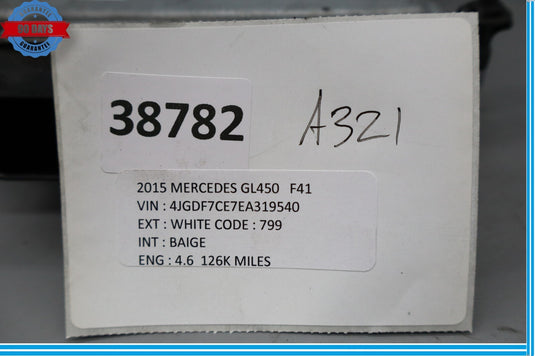 12-16 Mercedes GL450 GL550 X166 ECU Engine Control Module Unit 2789001300 Oem