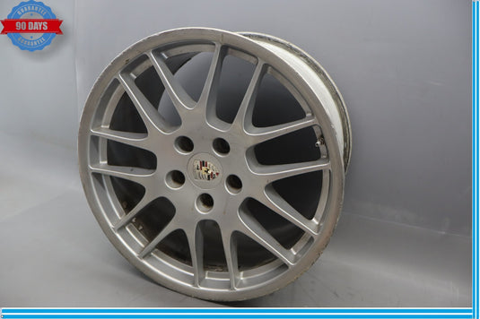 10-11 Porsche Panamera Rear Rim Alloy Wheel Silver 11x20 Spyder Oem