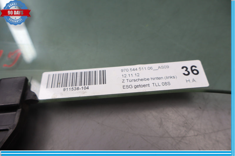 Load image into Gallery viewer, 10-16 Porsche Panamera Rear Left Driver Side Door Window Auto Glass Oem
