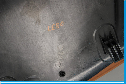14-17 Maserati Ghibli Front Left Driver Side Seat Back Cover Brown Oem