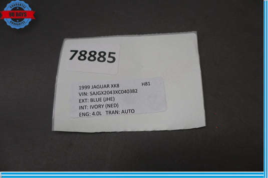 97-06 Jaguar X100 XK8 XKR Convertible Soft Top Rear Windshield Glass Oem