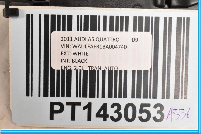 Load image into Gallery viewer, 2009-2016 Audi A5 Front Door Exterior Handle Passenger Side 09-16 A4 OEM
