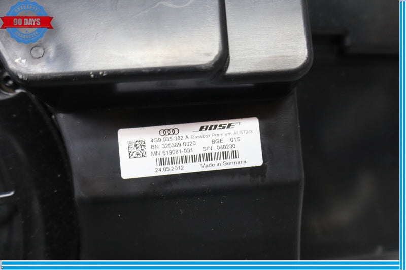 Load image into Gallery viewer, 12-17 Audi A7 Quattro RS7 Rear Trunk Audio Sound Subwoofer Speaker Oem
