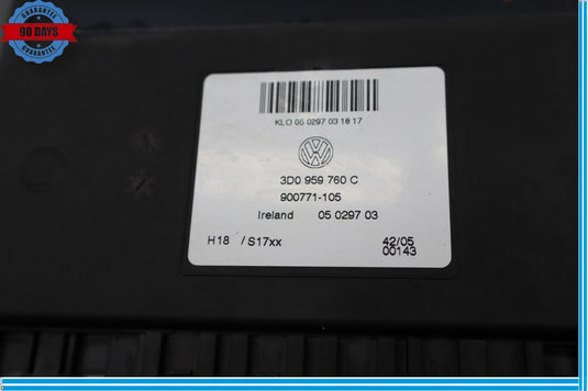 06-12 Bentley Continental Flying Spur Front Left Seat Control Module Oem
