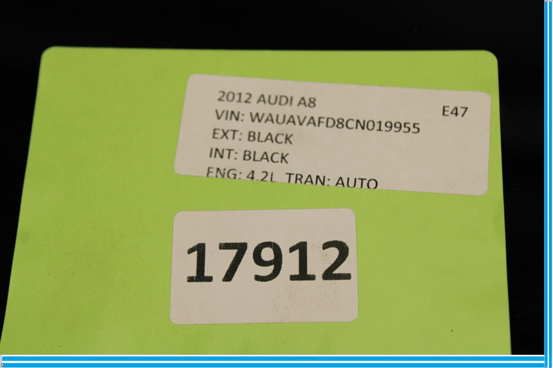 Load image into Gallery viewer, 11-18 Audi A8 Rear Left Driver Side Door Window Auto Glass Oem
