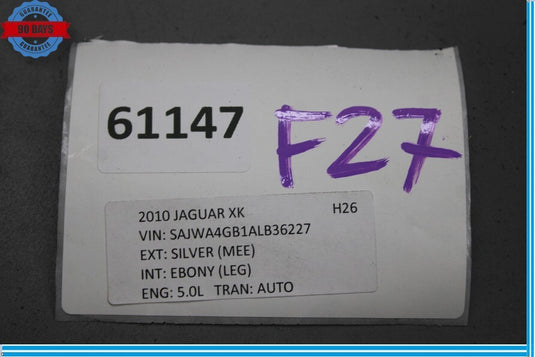 07-11 Jaguar XK XKR X150 Front Left Driver Side Wheel Arch Front Cover Panel Oem