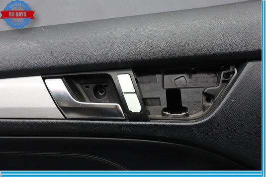 12-14 Mercedes C250 Front Left Driver Side Interior Door Panel Black Oem