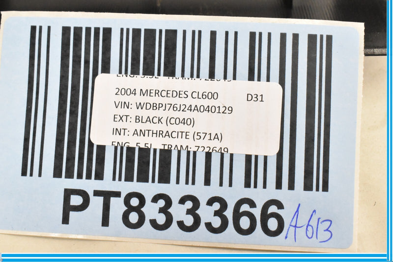 Load image into Gallery viewer, 00-06 Mercedes CL500 CL600 W215 Rear Center Console Armrest Cover 2209730089 Oem
