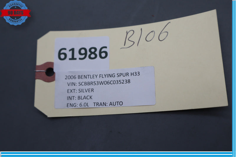 Load image into Gallery viewer, 06-12 Bentley Continental Rear Right Passenger Sill Scuff Cover Step Plate Oem
