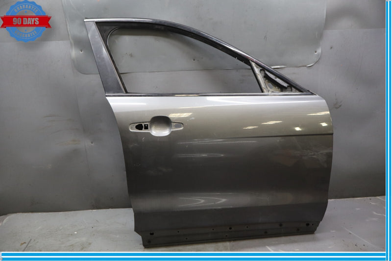 Load image into Gallery viewer, 17-23 Jaguar X761 F-Pace Front Right Side Exterior Door Shell Panel Black Oem
