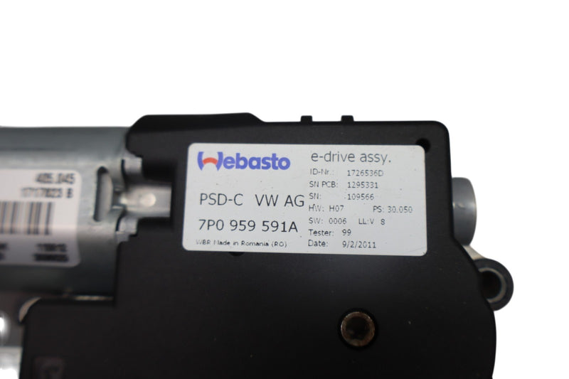 Load image into Gallery viewer, 11-17 Volkswagen Touareg Front Panoramic Sunroof Sun Roof Motor 7P0959591B Oem
