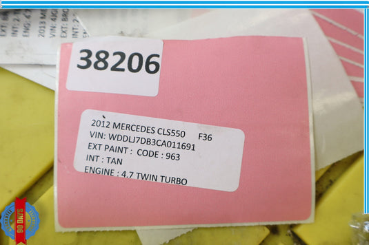 12-18 Mercedes W218 CLS550 CLS400 Front Left Driver Side Door Shell Oem