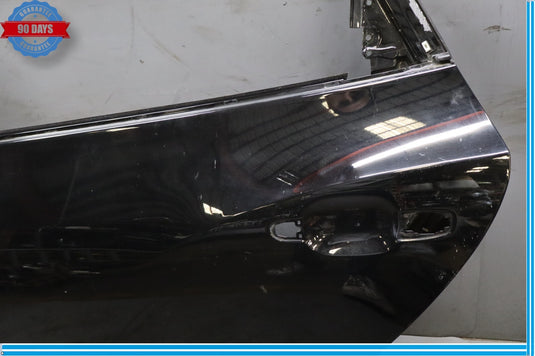 11-16 Hyundai Equus Rear Left Driver Side Exterior Door Shell Panel Black Oem