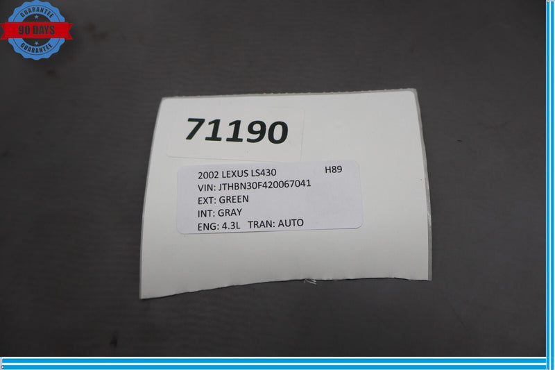 Load image into Gallery viewer, 01-06 Lexus LS430 Rear Left Driver Side Door WIndow Auto Glass Oem
