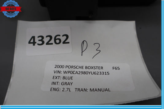00-04 Porsche Boxster ABS Pump Anti-Lock Hydraulic Brake Oem