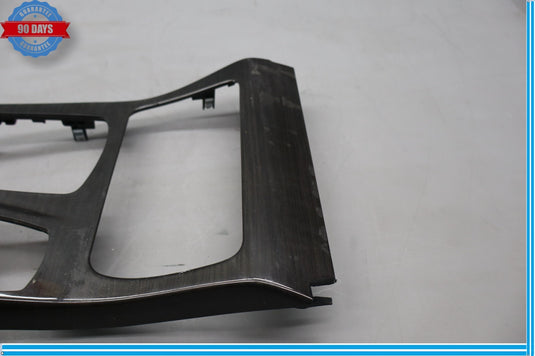11-16 BMW 528i 535i F10 Center Console Shifter Wood Grain Trim Bezel Oem