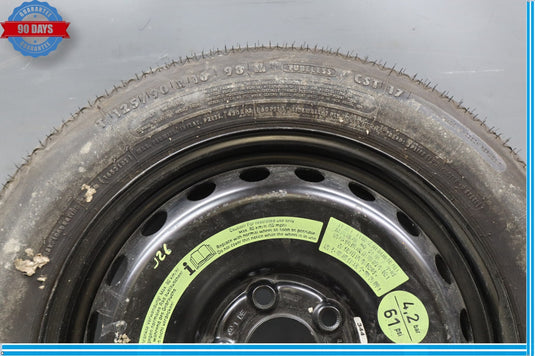 08-15 Mercedes C250 W204 Emergency Spare Tire Wheel Donut Rim 125 90 16