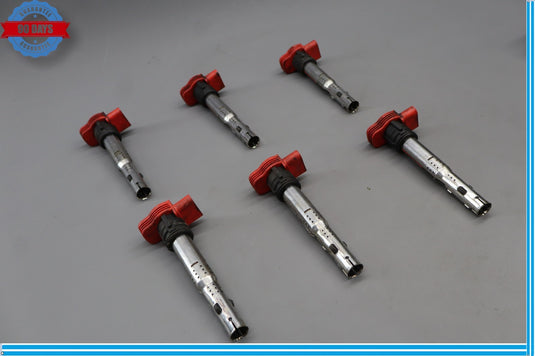 12-18 Audi A7 TFSI Spark Plug Cap Ignition Coil Set of 6 Pc Oem