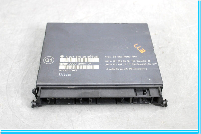 Load image into Gallery viewer, 07-09 Mercedes W221 S600 S550 S400 Individual Rear Seats Control Unit Module Oem
