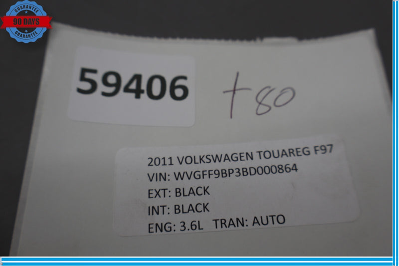 Load image into Gallery viewer, 11-17 Volkswagen Touareg Rear Right Side C Pillar Lower Trim Cover Panel Oem

