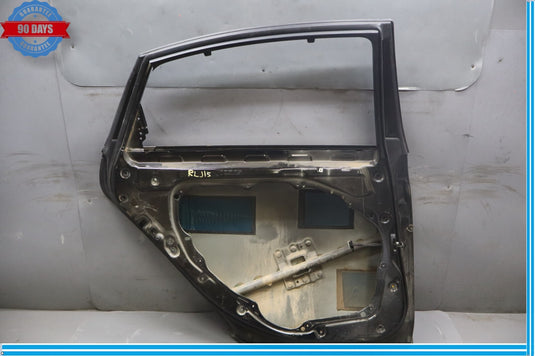 15-16 Hyundai Genesis Rear Left Driver Side Exterior Door Shell Panel Black Oem