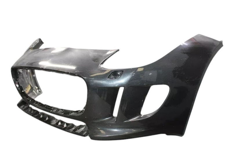 Load image into Gallery viewer, 14-17 Jaguar X152 F-Type Front Lower Bumper Exterior Cover Panel Black OEM
