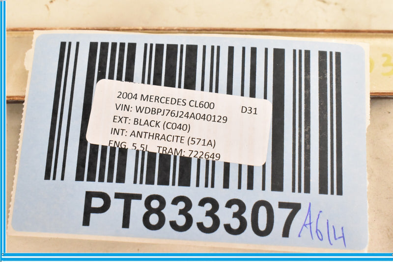 Load image into Gallery viewer, 00-06 Mercedes CL500 CL600 W215 Rear Left Side Panel Wood Trim Molding Oem
