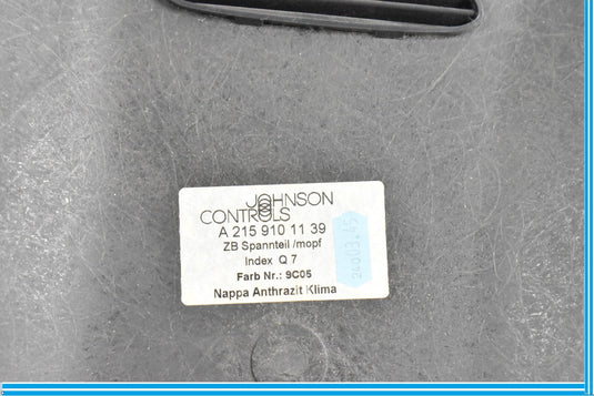 00-06 Mercedes CL500 CL55 AMG W215 Right Seat Back Cover Panel Black Oem