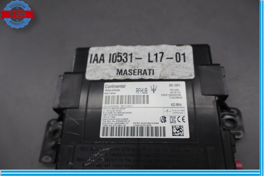 14-22 Maserati Ghibli M157 Passive Entry RF Hub Control Module ECU Oem