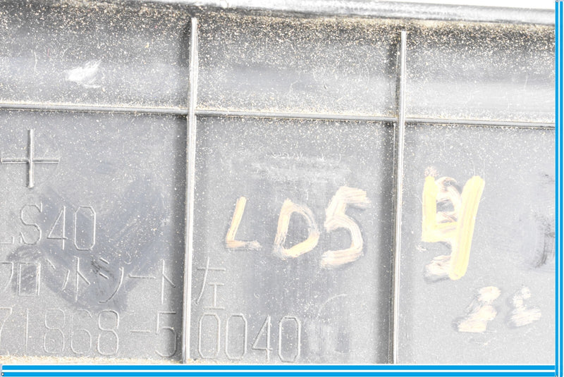 Load image into Gallery viewer, 07-12 Lexus LS460 Front Left Driver Seat Lower Trim Cover Black 71868-50040 Oem
