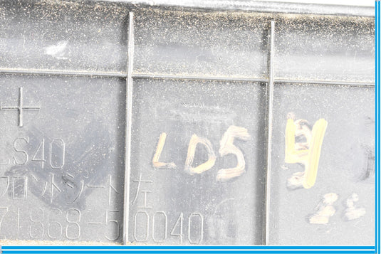 07-12 Lexus LS460 Front Left Driver Seat Lower Trim Cover Black 71868-50040 Oem