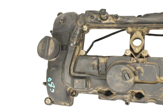 10-19 BMW X5 X6 535i 3.0L GT Engine Motor Head Valve Cover Black 11127570292 Oem