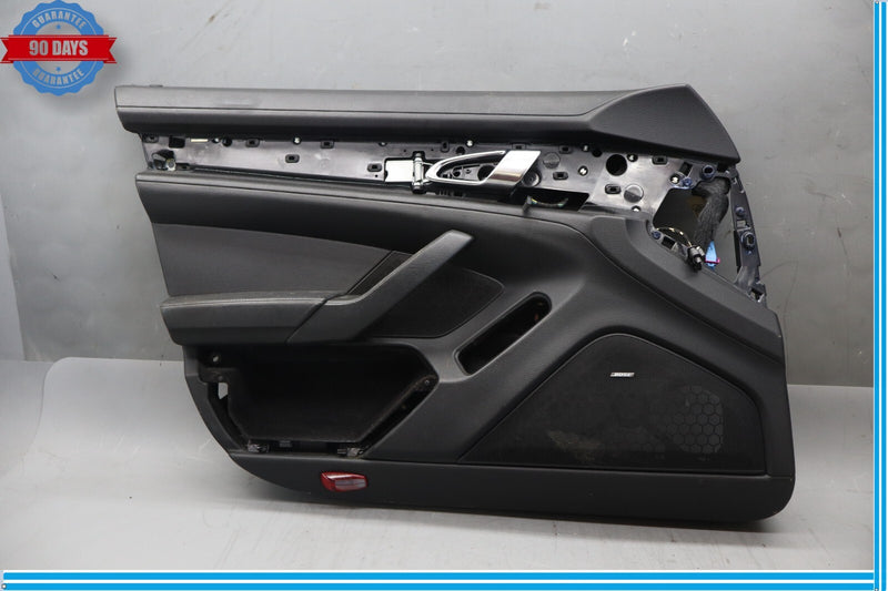Load image into Gallery viewer, 10-16 Porsche Panamera Front Left Side Interior Door Panel Cover Black Oem
