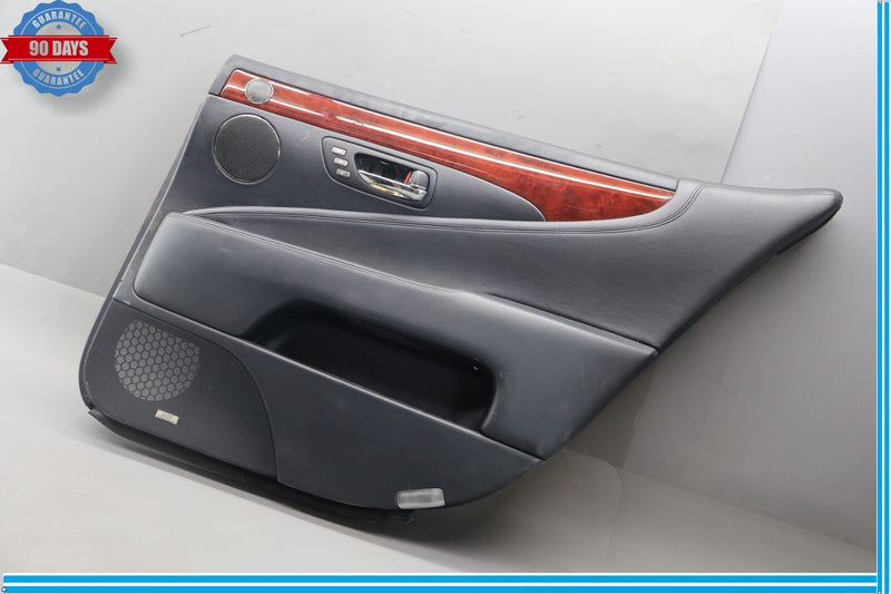 Load image into Gallery viewer, 07-09 Lexus LS460 Rear Right Passenger Side Interior Door Panel Black Oem
