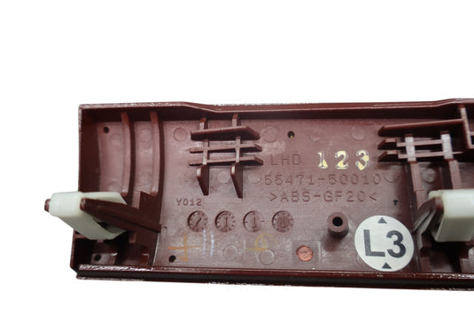 07-12 Lexus LS460 Front Left Driver Side Dash Wood Trim Molding 5547150010 Oem