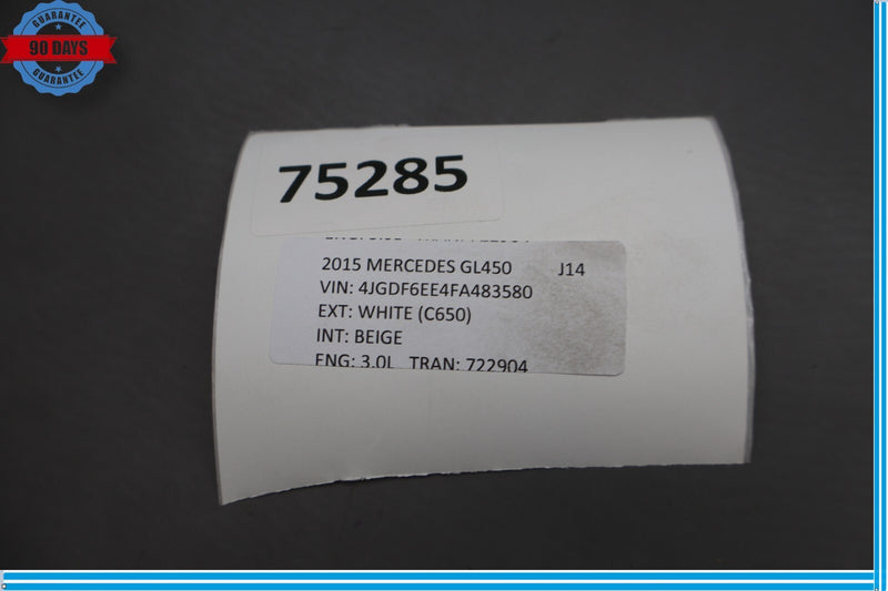 Load image into Gallery viewer, 06-19 Mercedes X166 GL450 GL550 ML350 Sunroof Sun Roof Glass 1667800021 Oem
