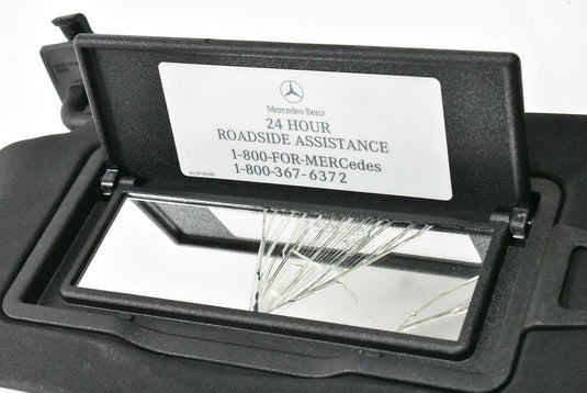 +A1254 W204 C204 MERCEDES 08-14 C COUPE FRONT LEFT SUNVISOR MIRROR SHADE