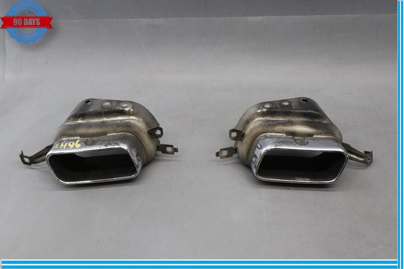 Load image into Gallery viewer, 09-15 BMW 750I 750LI F01 F02 Rear Right &amp; Left Side Exhaust Muffler Tip Set Oem
