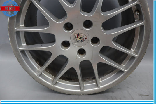 10-11 Porsche Panamera Rear Rim Alloy Wheel Silver 11x20 Spyder Oem