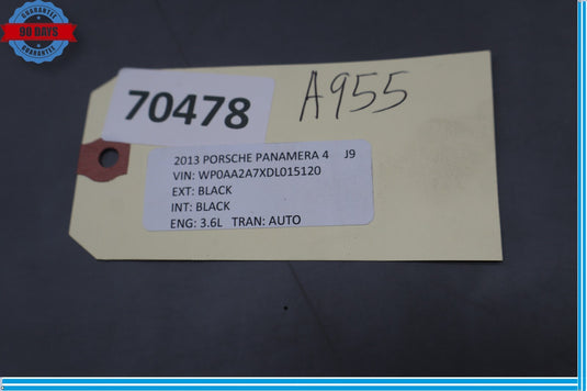 10-16 Porsche Panamera 970 Rear Left Driver Side Door Lock Latch Actuator Oem