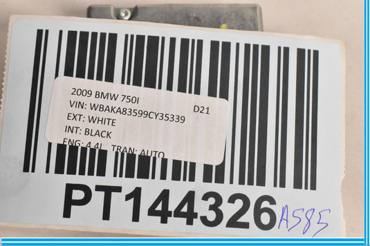 08-10 BMW 750Li 750i F01 Radio Hub Audio Antenna Control Module 912373902 Oem