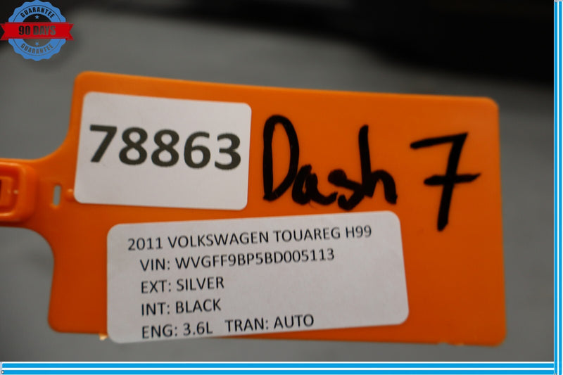 Load image into Gallery viewer, 11-17 Volkswagen Touareg Front Dashboard Dash Instrument Panel Assembly Oem
