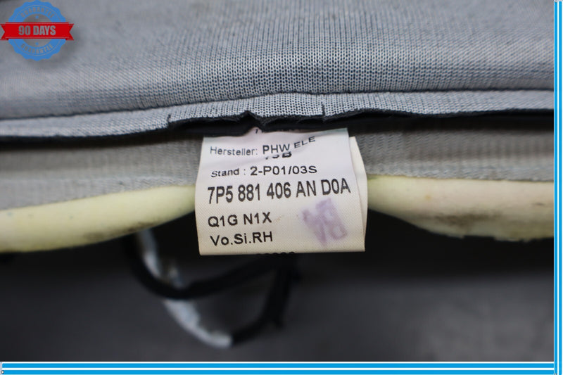 Load image into Gallery viewer, 11-18 Porsche Cayenne 958 Front Right Lower Seat Bottom Cover Cushion Oem
