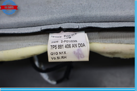11-18 Porsche Cayenne 958 Front Right Lower Seat Bottom Cover Cushion Oem