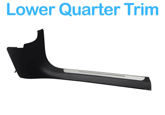 11-18 Audi A8 Quattro Front Right Door Sill Scuff Plate Lower Quarter Trim Oem