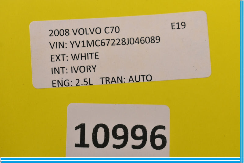Load image into Gallery viewer, 06-13 Volvo C70 Rear Right Passenger Side Upper Seat Cushion Cover Oem

