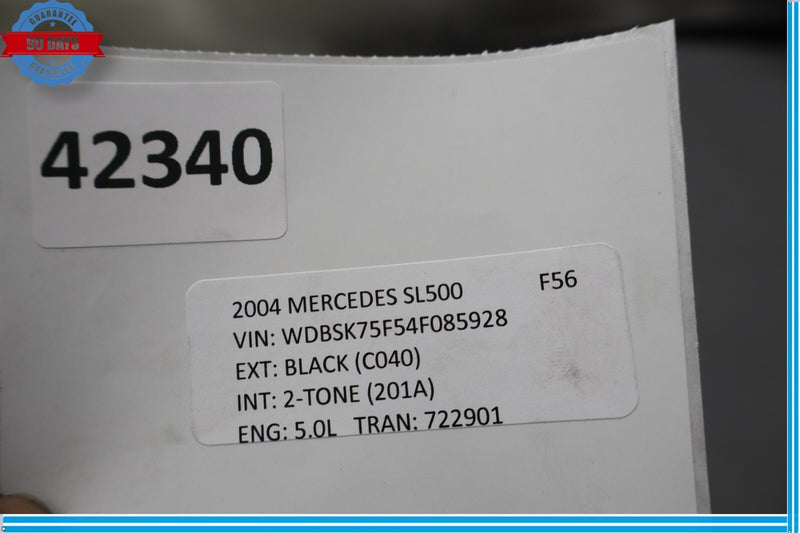 Load image into Gallery viewer, 03-08 Mercedes R230 SL500 Front Left Driver Side Fender Cover Assembly Oem
